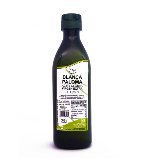 AOVE Blanca Paloma. Botella de plástico 500 ml.